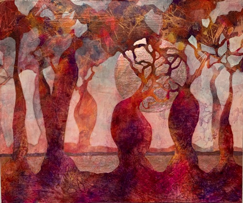 DANCING BAOBABS
Mixed Media on canvas
50 x 60 cm
SOLD DANCING BAOBABS
Mixed Media on canvas
50 x 60 cm
SOLD